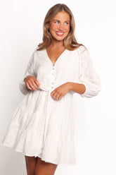 Alex Mini Dress - White